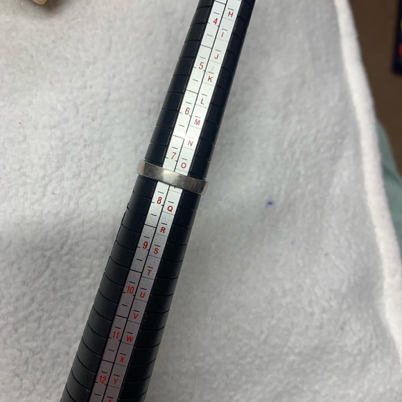 Sterling Silver EUC NF 925 X Heart Ring size 7.5 - Picture 9 of 9